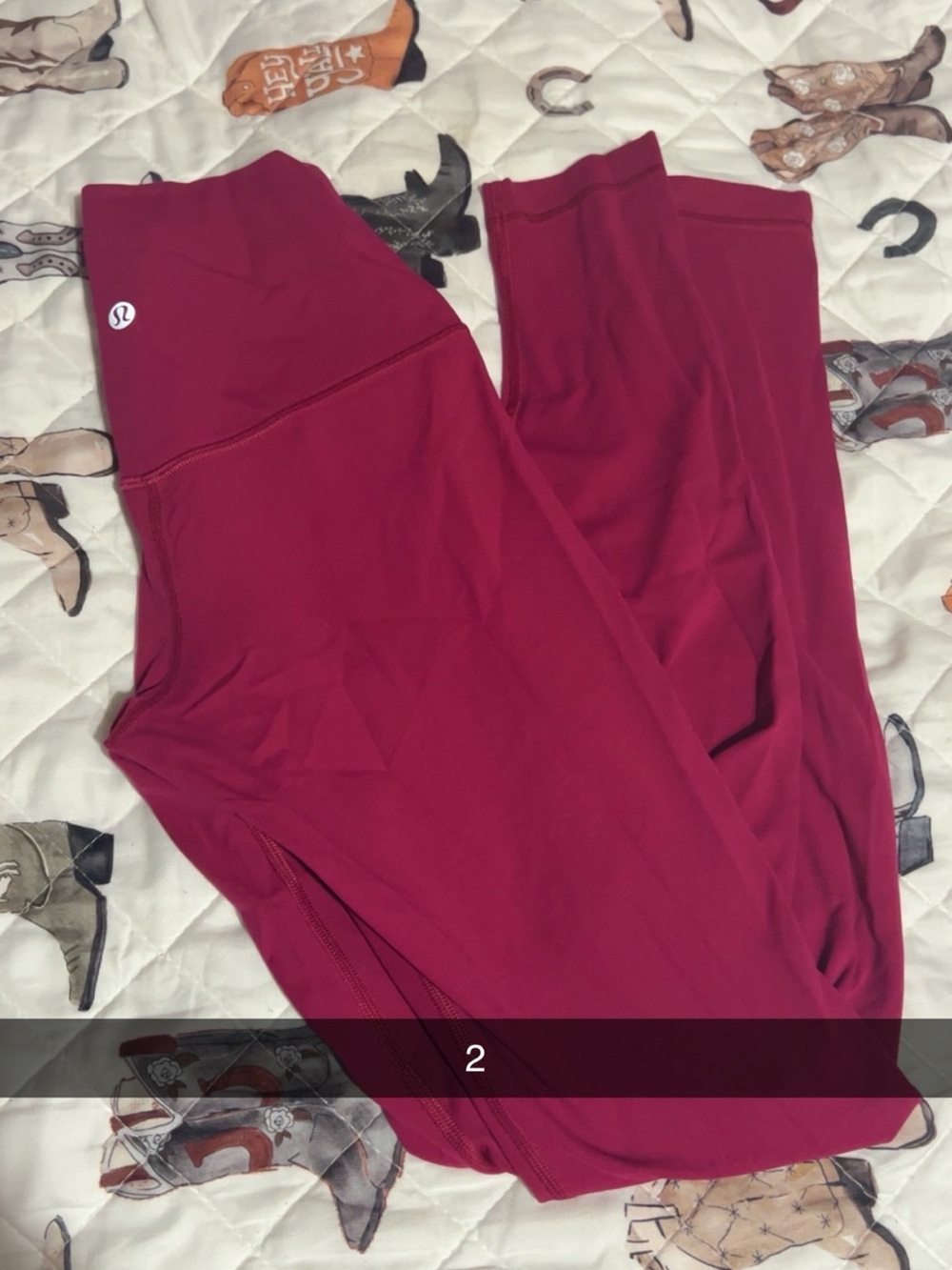 lululemon athletica Raspberry High-Rise Leggings